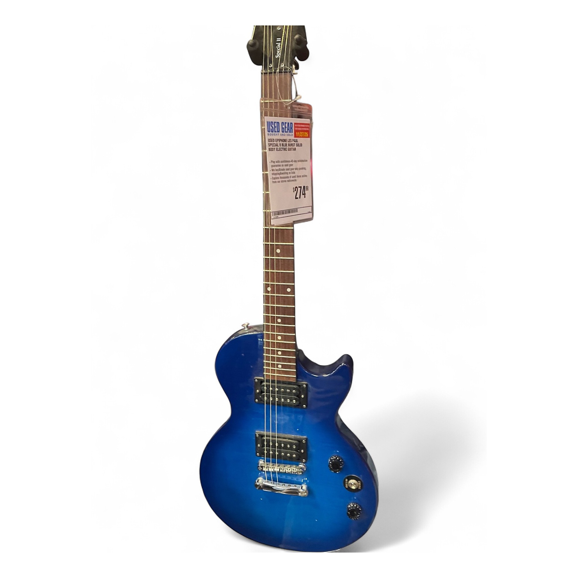 Used Epiphone Les Paul Special II Blue Burst Solid Body Electric