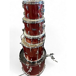 Used TAMA 5 Piece stagestar orange sparkle Drum Kit