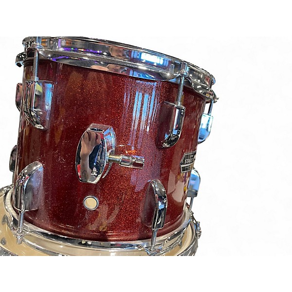Used TAMA 5 Piece stagestar orange sparkle Drum Kit