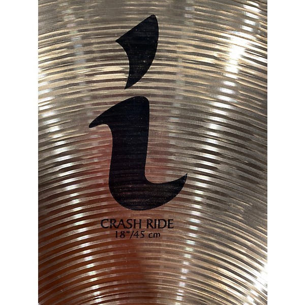 Used Zildjian 18in Crash Ride Cymbal
