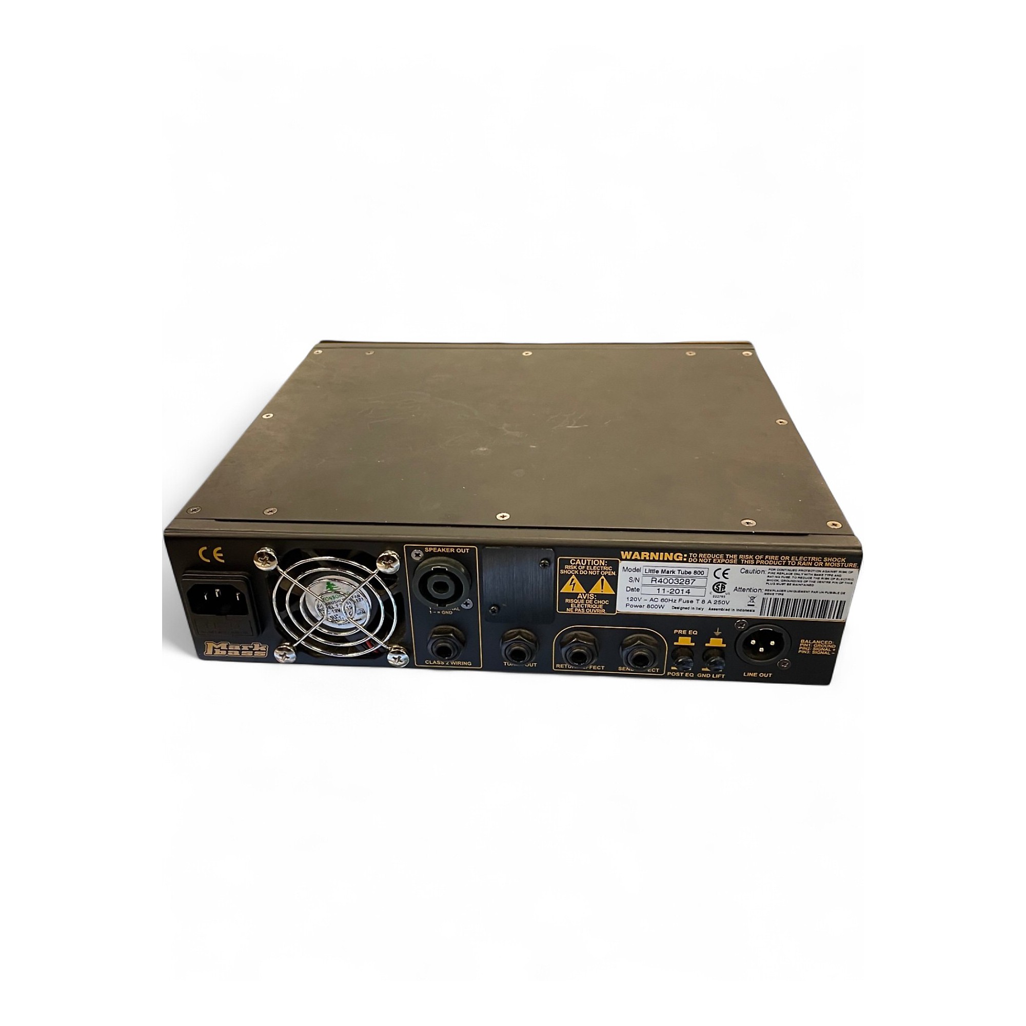 Used Markbass Little Mark Tube 800 Tube Bass Amp Head | Guitar Center