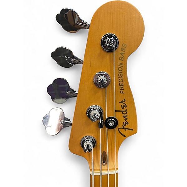 Used Fender American Ultra Precision Bass Avalanche Electric Bass Guitar