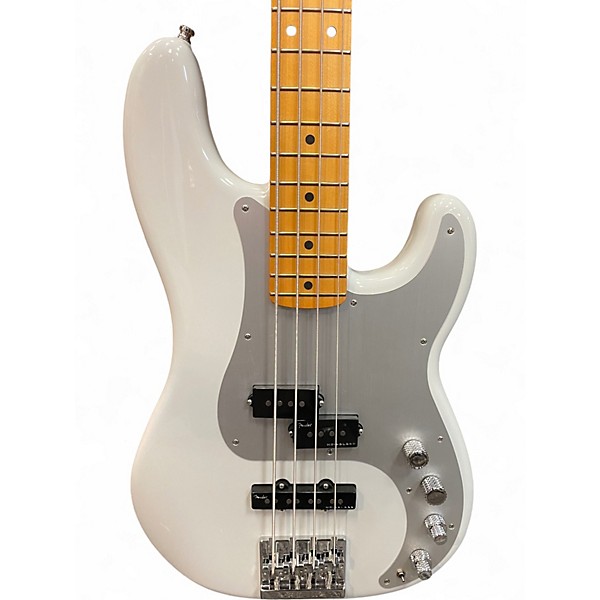 Used Fender American Ultra Precision Bass Avalanche Electric Bass Guitar