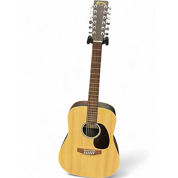 Used Martin D-X2 Natural 12 String Acoustic Guitar