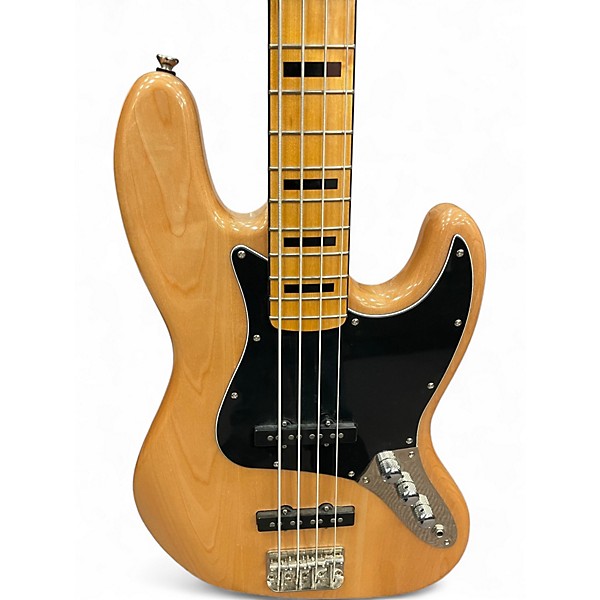 Used Squier Classic Vibe 70s Jazz Bass Natural Electric Bass Guitar