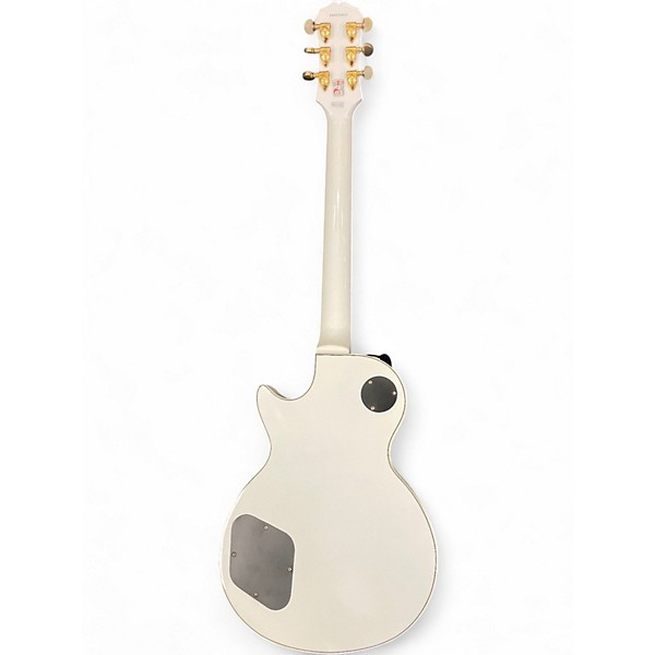 Used Epiphone Les Paul Custom Alpine White Solid Body Electric Guitar