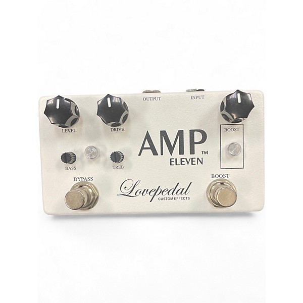 Used Lovepedal Amp Eleven Overdrive Boost Effect Pedal