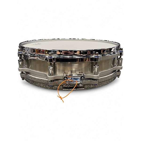 Used Pearl 14X3.5 Free Floating Snare Metallic Silver Drum