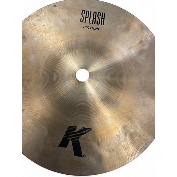 Used Zildjian 8in K Custom Hybrid Splash Cymbal