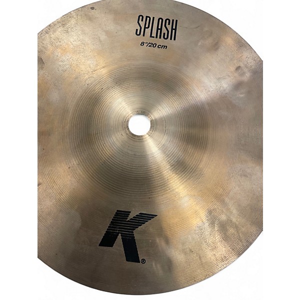 Used Zildjian 8in K Custom Hybrid Splash Cymbal