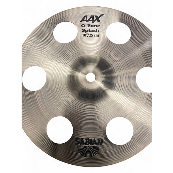 Used SABIAN 10in AAX Ozone Splash Cymbal