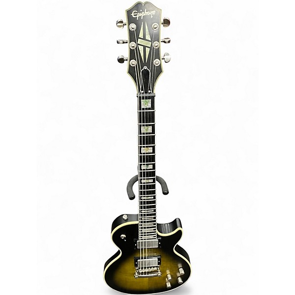 Used Epiphone Les Paul Custom GX Prophecy OLIVE BURST Solid Body Electric Guitar