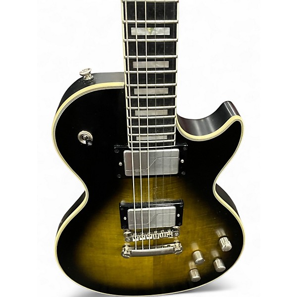 Used Epiphone Les Paul Custom GX Prophecy OLIVE BURST Solid Body Electric Guitar