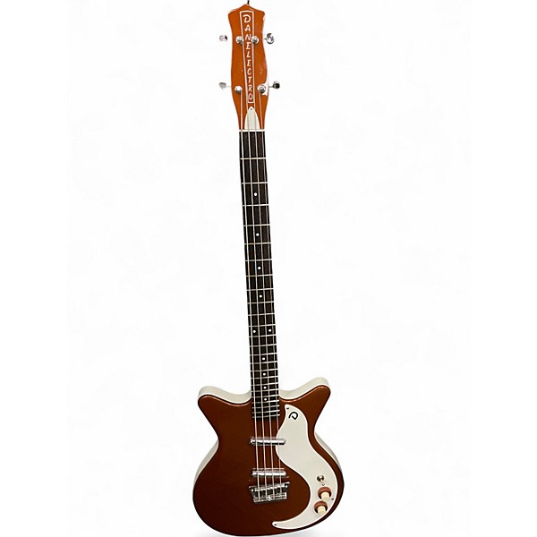 Used Danelectro 59DC Copper Electric Bass Guitar