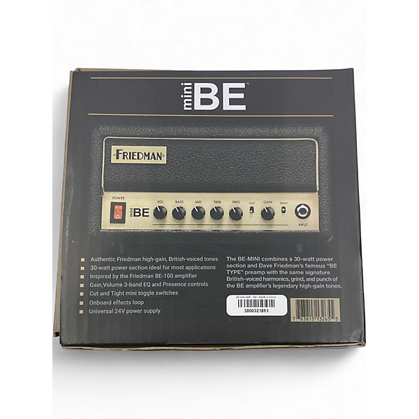 Used Friedman MINI-BE Solid State Guitar Amp Head