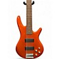Used Ibanez GSR205 5 String Orange Electric Bass Guitar thumbnail