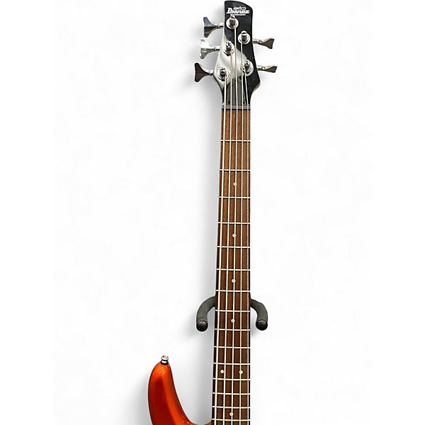 Used Ibanez GSR205 5 String Orange Electric Bass Guitar