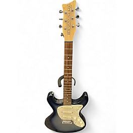 Used Danelectro DANOBLASTER BLUE SPARKLE Solid Body Electric Guitar
