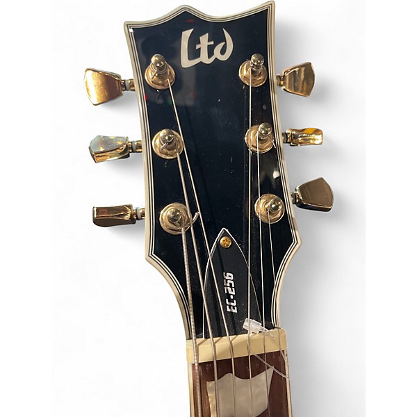 Used ESP LTD EC256 Black and Gold Solid Body Electric Guitar