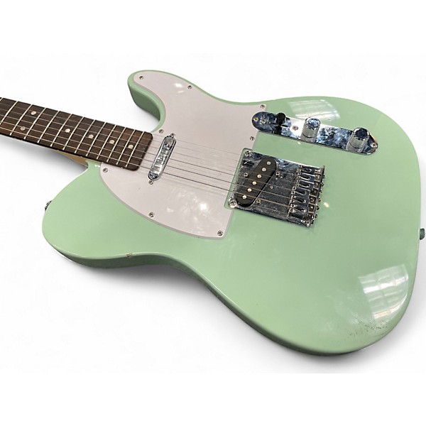 Used Squier Telecaster Mint Green Solid Body Electric Guitar