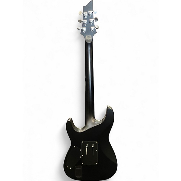 Used Schector damien platinum  Satin Black Solid Body Electric Guitar