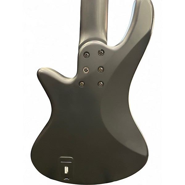 Used Schecter Guitar Research DIAMOND SERIES STEALTH 5 Black Electric Bass Guitar