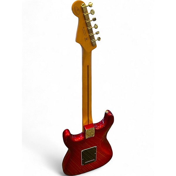 Used Fender Player Stratocaster Candy Apple Red Solid Body Electric Guitar