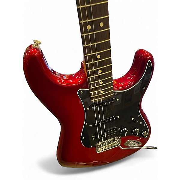 Used Fender Player Stratocaster Candy Apple Red Solid Body Electric Guitar
