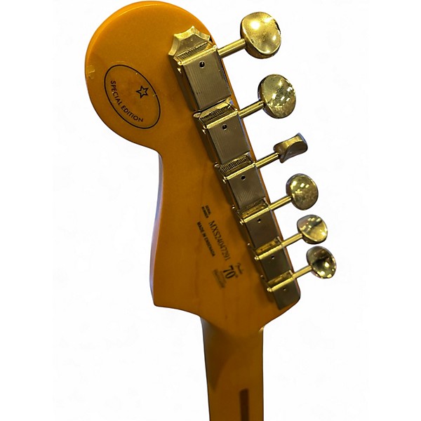 Used Fender Player Stratocaster Candy Apple Red Solid Body Electric Guitar