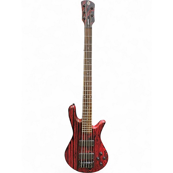 Used Spector NS PULSE 2 RED SANDBLASTED Electric Bass Guitar