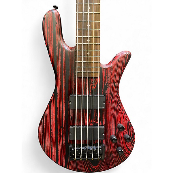 Used Spector NS PULSE 2 RED SANDBLASTED Electric Bass Guitar