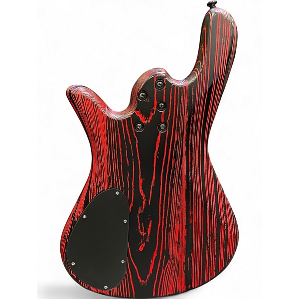 Used Spector NS PULSE 2 RED SANDBLASTED Electric Bass Guitar