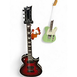 Used ESP LTD Eclipse II Red Solid Body Electric Guitar