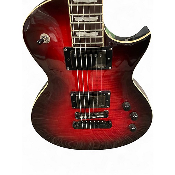 Used ESP LTD Eclipse II Red Solid Body Electric Guitar