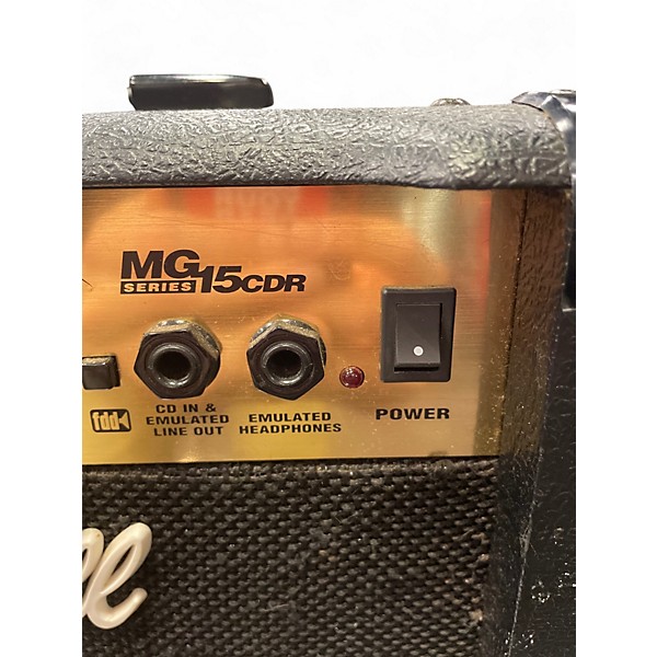 Used Marshall MG15CDR 15W 1X8 Guitar Combo Amp