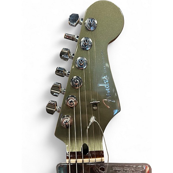 Used Fender MIJ Modern Stratocaster Jasper Olive Metallic Solid Body Electric Guitar