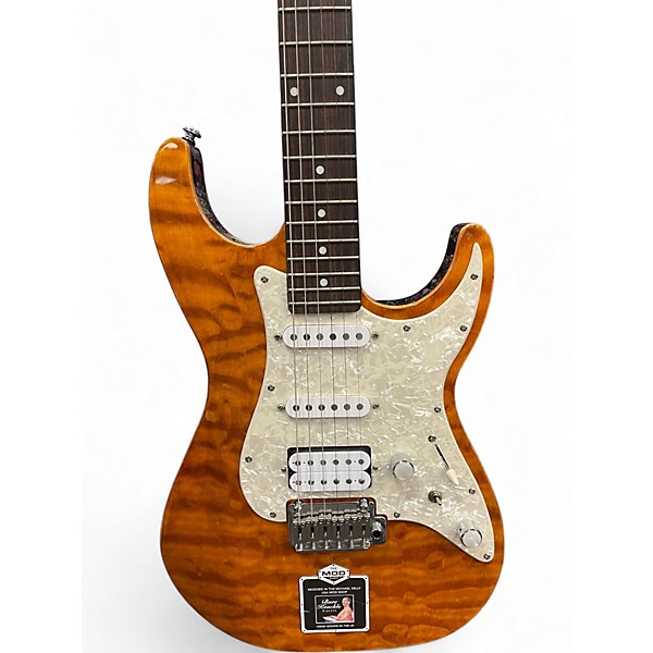 Used Michael Kelly 1965 MOD SHOP Amber Solid Body Electric Guitar