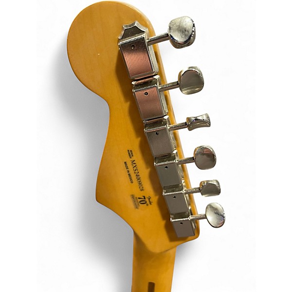 Used Fender 70th Anniversary Player Strat Nebula Noir Solid Body Electric Guitar