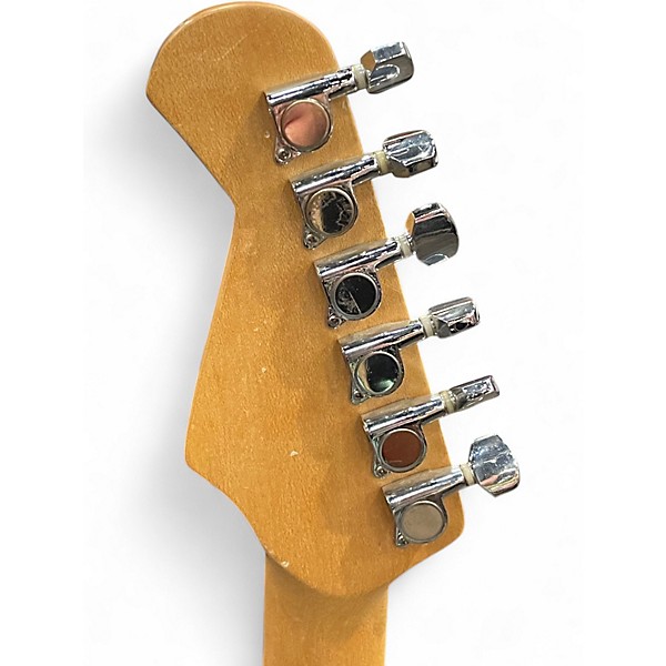 Used Burswood 08A07 Black Solid Body Electric Guitar