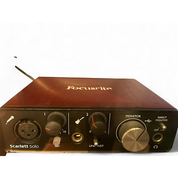 Used Focusrite SCARLETT SOLO 2ND GEN Audio Interface