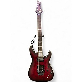 Used Schecter Guitar Research C1 FR PLATINUM Red Solid Body Electric Guitar