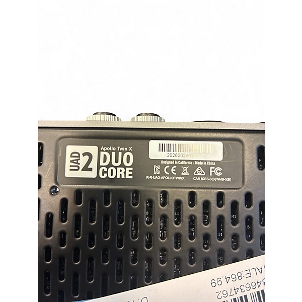 Used Universal Audio Apollo Twin x Duo Audio Interface
