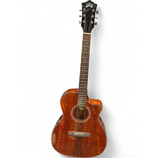 Used Guild OM-260CE BW BLACKWOOD Acoustic Electric Guitar