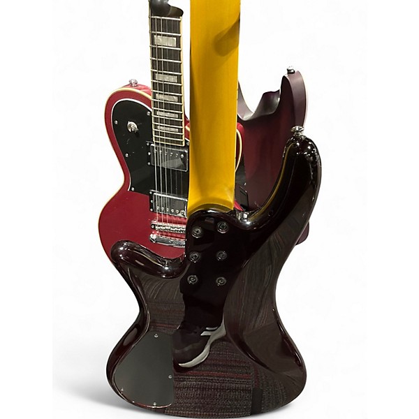 Used Schecter Guitar Research Stiletto Extreme 4 String 2 Tone Sunburst Electric Bass Guitar