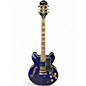 Used Epiphone Sheraton II Pro Blue Hollow Body Electric Guitar