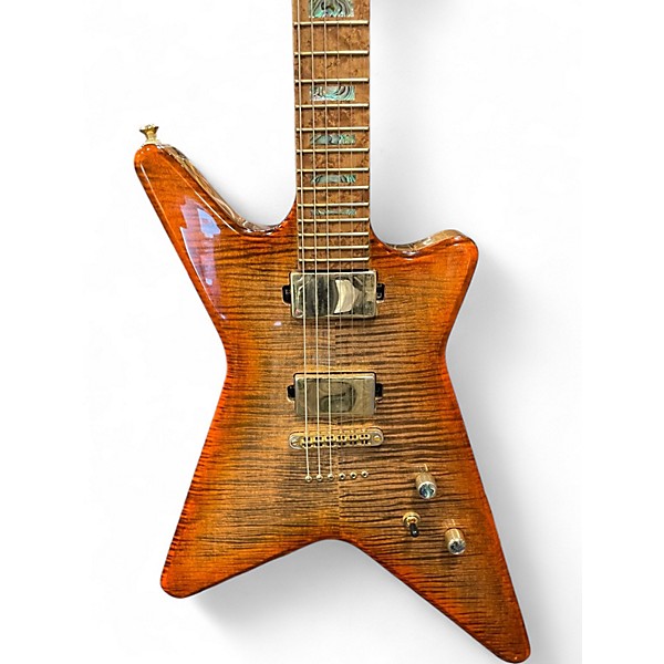 Used Kiesel CUSTOM V220 FLAME BURST Solid Body Electric Guitar