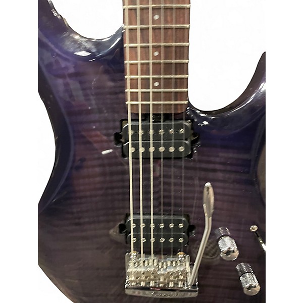 Used Sterling by Music Man LUKE Blue Solid Body Electric Guitar