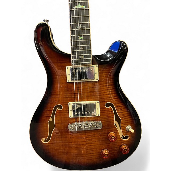 Used PRS Piezo SE Tobacco Burst Hollow Body Electric Guitar