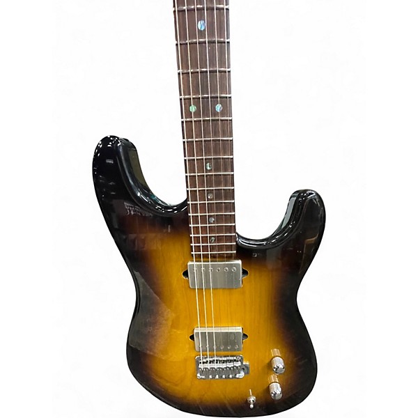 Used 2014 Shur CUSTOM SHOP CLASSIC 2 Tone Sunburst Solid Body Electric Guitar