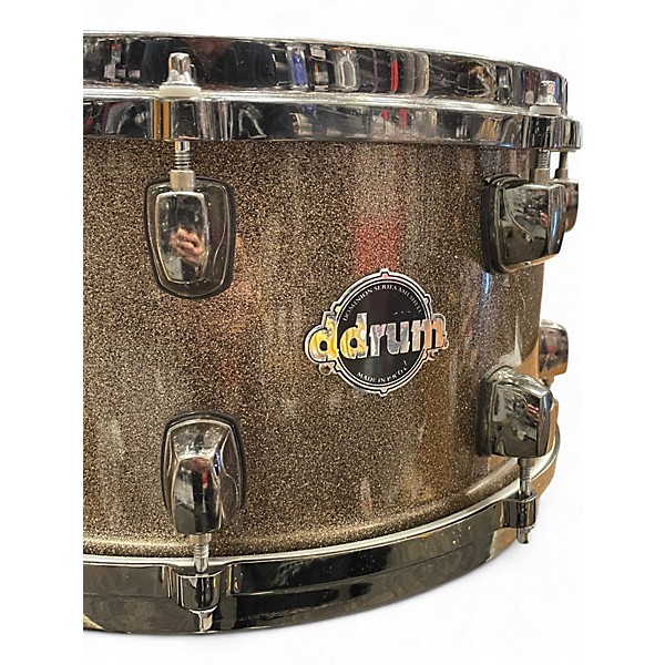 Used ddrum 13X7 Dominion Ash Copper Sparkle Drum